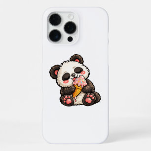 Cute Panda Ice Cream iPhone 16 Pro Max Case