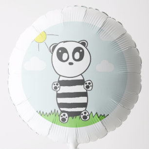 Cute Panda Illustration Balloon