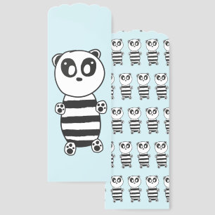 Cute Panda Illustration Bookmarks