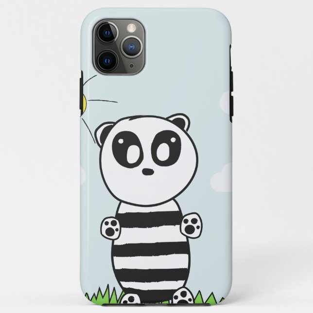 Cute Panda Illustration Case-Mate iPhone Case (Back)