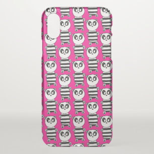 Cute Panda Illustration iPhone XS Case