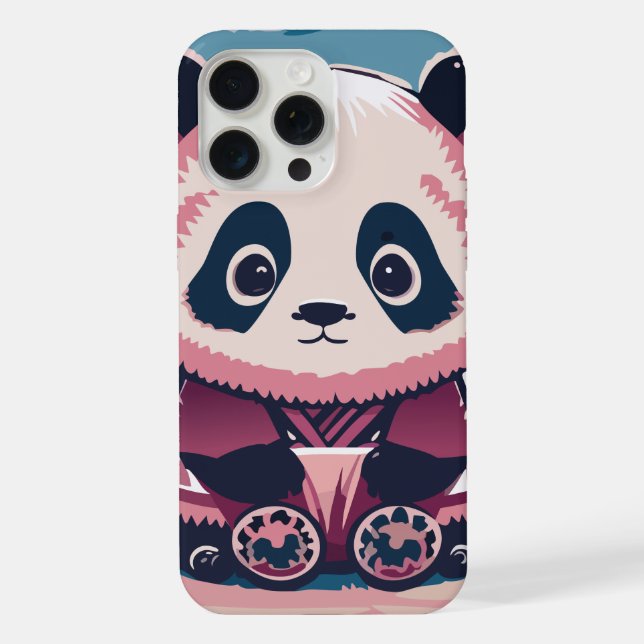 Cute Panda Iphone Case (Back)