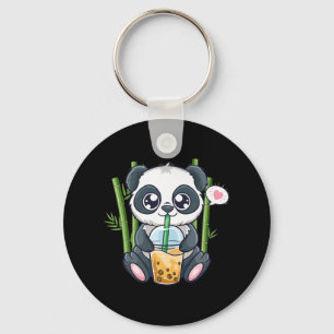 Cute Panda Kawaii Anime Otaku Japanese Bubble Boba Keychain