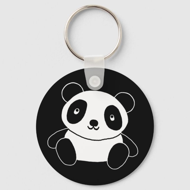 Cute Panda Keychain (Front)