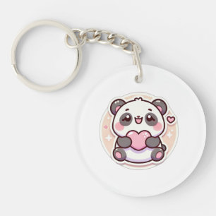 Cute Panda 🐼 Keychain