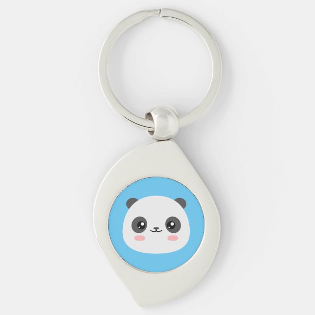 Cute Panda Keychain (Front)