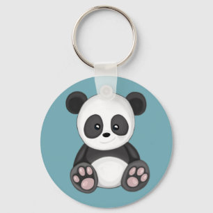 Cute Panda Keychain