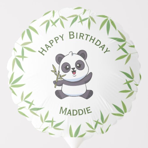 Cute Panda Kiddie Birthday decoration  Balloon