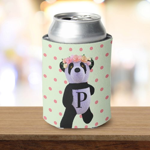 Cute Panda Kids Birthday Party Can Cooler