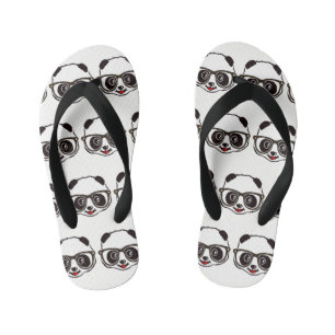 Cute Panda Kid's Flip Flops