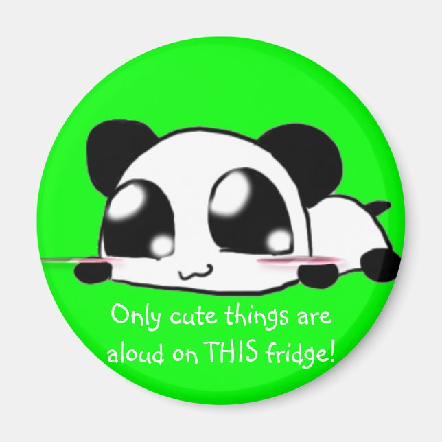 Cute Panda Mangnet Magnet (Front)