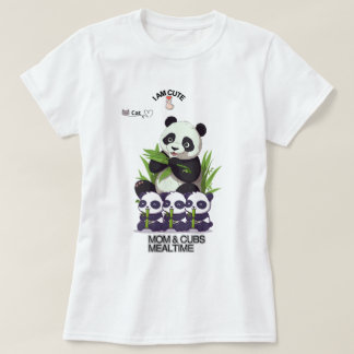 Cute Panda Mom T-Shirt – Adorable Mother’s Day Gif