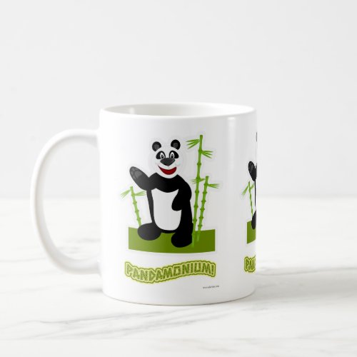 Cute Panda_monium Asian Bear Cartoon Coffee Mug