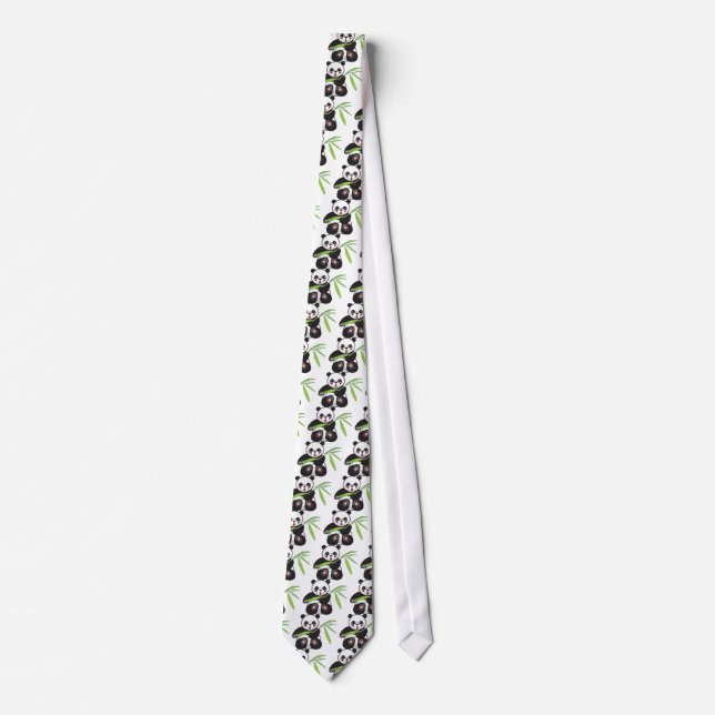 Cute Panda Neck Tie (Front)