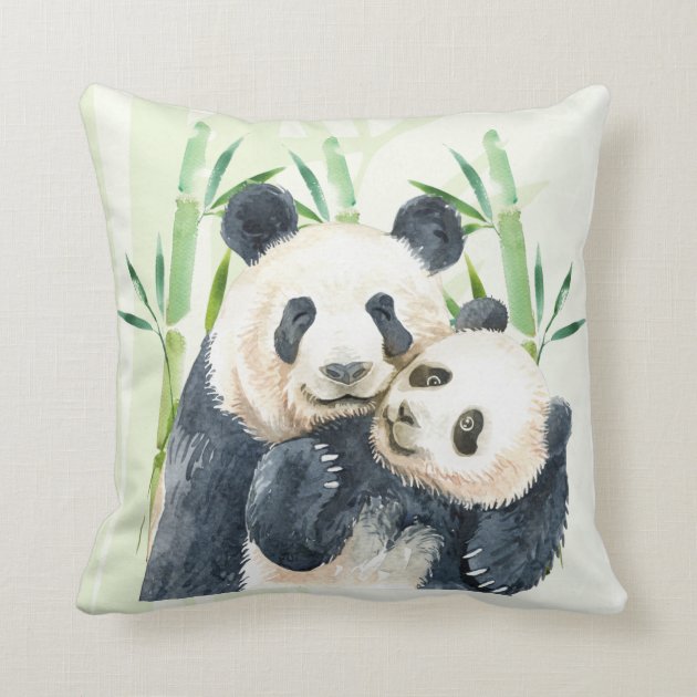 bamboo panda pillow