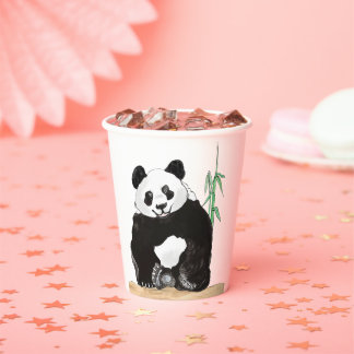 Cute Panda Paper Cups