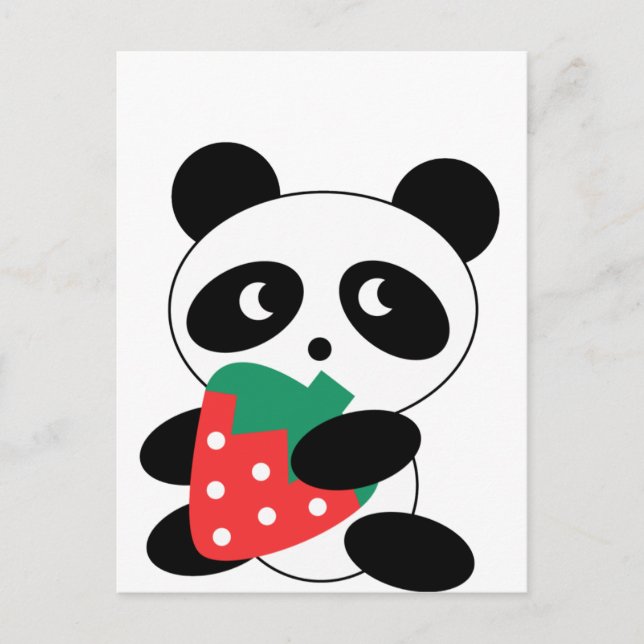 Cute Panda Party Pack Postcard (Front)