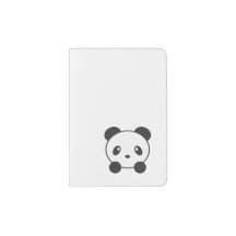 Cute panda passport holder