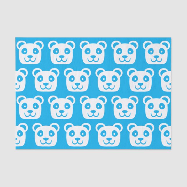 Cute Panda Pattern Tissue Paper (Front)