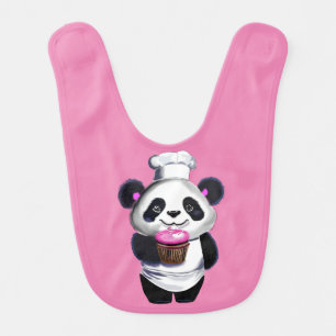 Cute Panda Picture Baby Bib