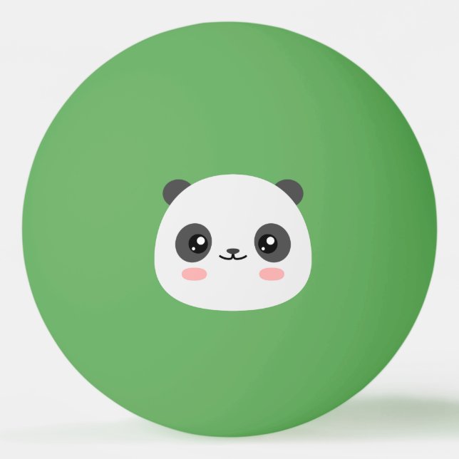 Cute Panda Ping Pong Ball (Front)