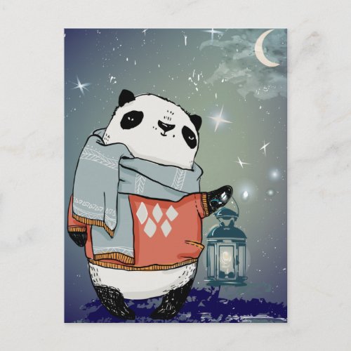 Cute Panda Postcard