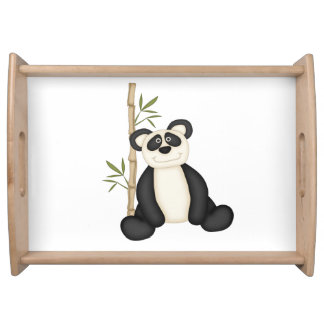 Cute Panda Serving Tray