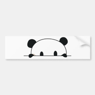 Cute panda spy bumper sticker
