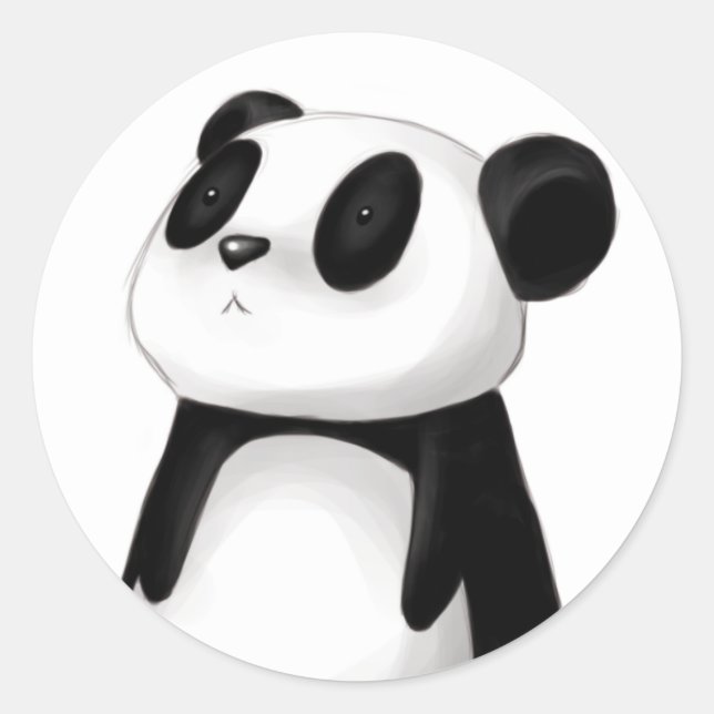 Cute Panda Sticker (Front)