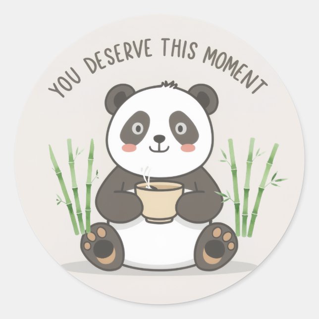 Cute Panda Sticker (Front)