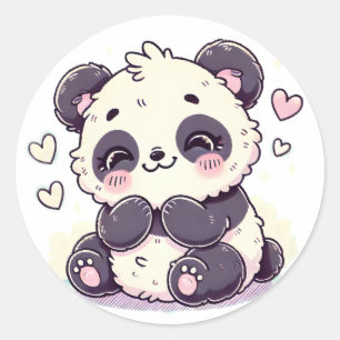 Cute Panda Sticker – Adorable Animal Design
