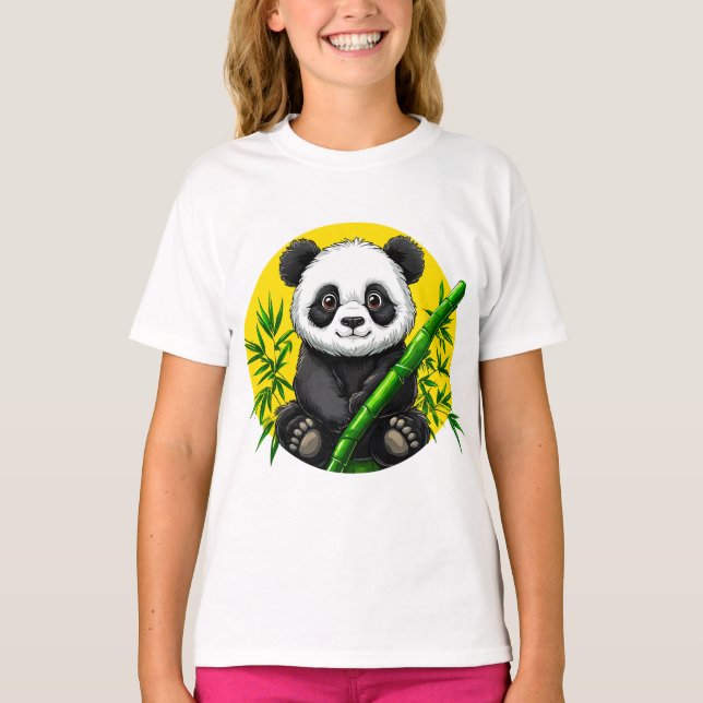 Cute panda T-Shirt (Front)