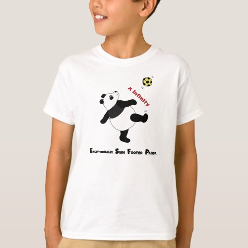 Cute Panda T_Shirt _ Soccer Lover