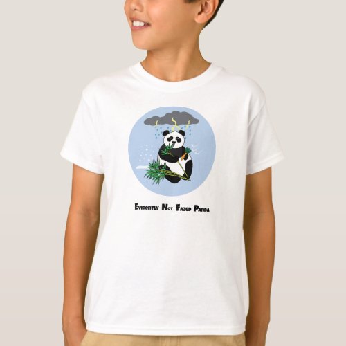 Cute Panda T_Shirt _ Unfazed Panda 