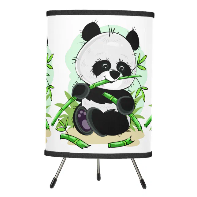 Cute Panda table lamps Zazzle