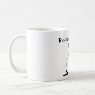 Cute panda Too peoply outside Mugs for introverts