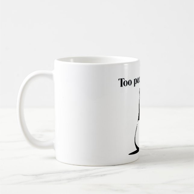 Cute panda Too peoply outside Mugs for introverts (Left)