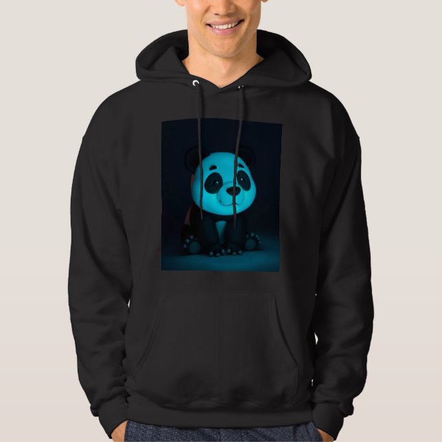 Cute Panda Vibes Hoodie (Front)