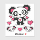 Panda Stickers, Zazzle