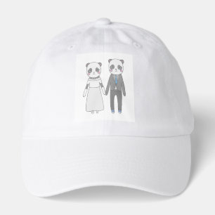 Cute Panda Wedding Couple – Kawaii Bride & Groom Hat