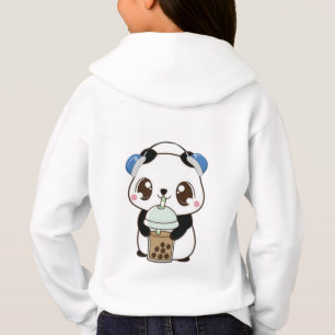 Cute Panda with Bubble Tea Hoodie