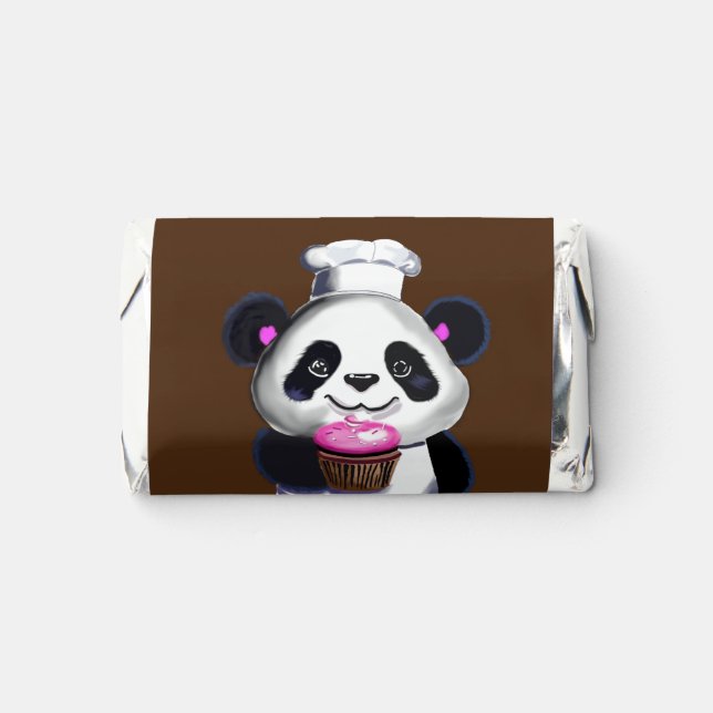 Cute Panda Wrappers Hershey's Miniatures (Front)