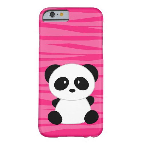 Cute Panda Zebra Barely There iPhone 6 Case
