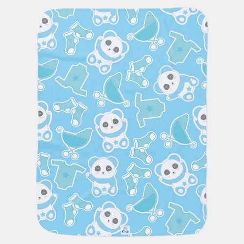 Cute Pandas Baby Blanket