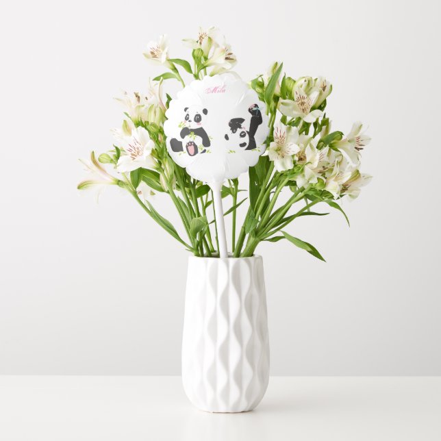 Cute pandas balloon (Vase)