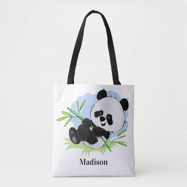 Cute Pandas custom name bags (Front)