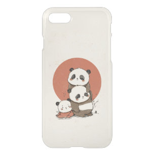 Cute Pandas Design iPhone SE/8/7 Case