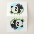 Cute Pandas file folder set | Zazzle