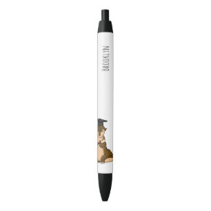 Cute pangolin graduating cartoon pen