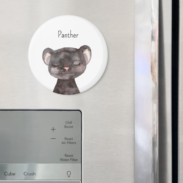 Cute Panther Animals Magnet (In Situ (Fridge))